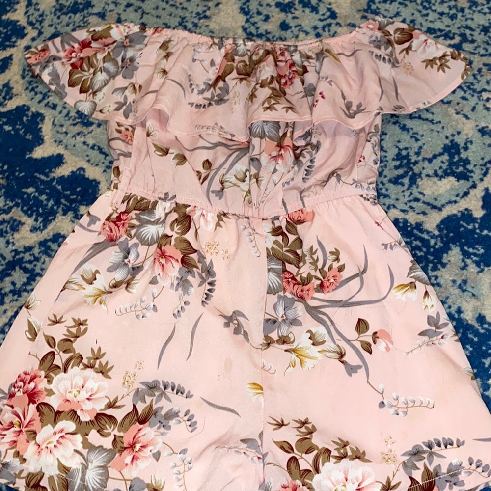 Pink kids romper
